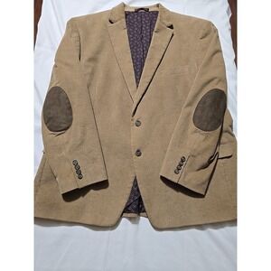 Chaps Ralph Lauren Tan Men's Corduroy SPORT COAT 50R blazer suit jacket